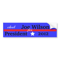 Joe Wilson for President 2012 Bumper Sticker