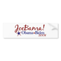 JoeBama (Obama Biden 2008) Bumper Stickers