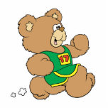Jogging Running Bear Cut Outs