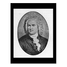 Johann Sebastian Bach Post Card
