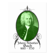 Johann Sebastian Bach Postcards