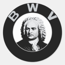 Johann Sebastian Bach Stickers
