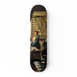 Johannes Vermeer's The Art of Painting circa 1668 skateboards
