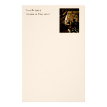 Johannes Vermeer's The Art of Painting circa 1668 Personalised Stationery