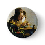 Johannes Vermeer's The Lacemaker (circa 1670) buttons