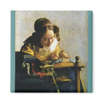 Johannes Vermeer's The Lacemaker (circa 1670)