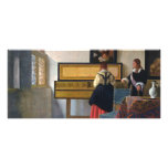 Johannes Vermeer's The Music Lesson (circa1663) rack cards