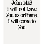 John 14:18 t-shirts