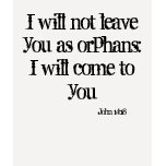John 14:18 t-shirts