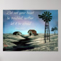 John 14:27 Christian Bible Verse posters