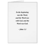 JOHN 1:1 GREETING CARDS