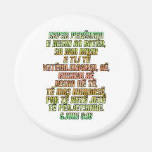 John 3:16 Albanian Fridge Magnet