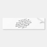 John 3:16 Bible Verse (KJV) Bumper Sticker