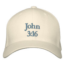 John 3:16 embroidered baseball cap