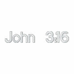 John 3:16 embroidered shirts