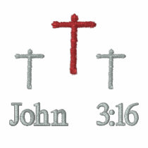 John 3:16 - Embroidered T-Shirt