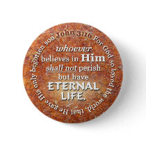 John 3:16 For God So Loved The World Bible Verse Buttons
