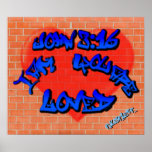 John 3:16 Graffiti Poster posters