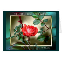 John 3:16 greeting card
