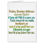 John 3:16 Haitian Creole Card