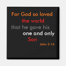 John 3:16 Magnet