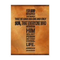 John 3:16 Postcard