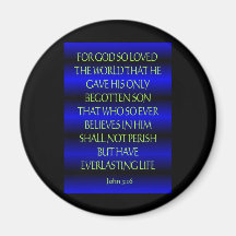 John 3:16 refrigerator magnet