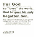 John 3:16 revised t-shirts