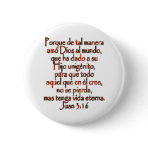 John 3:16 Spanish Buttons
