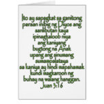 John 3:16 Tagalog cards