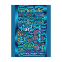 John 7:37-41 Blue Water postcards