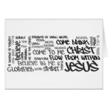 John 7:37-41 Plain Greeting Cards