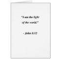 JOHN 8:12 cards