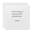JOHN 8:7 invitations