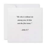 JOHN 8:7 invitations