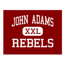 John Adams - Rebels - High School - Cleveland Ohio Postcard