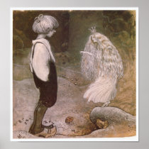 John Bauer  Changed by magic Poster