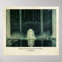 John Bauer Princess Tuvstarr Looking For Her Heart