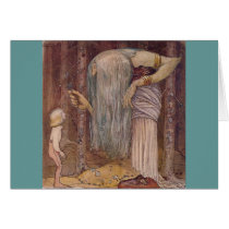 John Bauer TROLL HERB Greeting Card