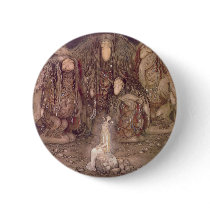 John Bauer - Trolls with an abducted princess Pinback Buttons