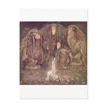 John Bauer - Trolls with an abducted princess postcards