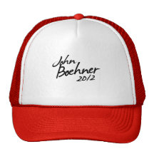 JOHN BOEHNER AUTOGRAPH 2012 HAT