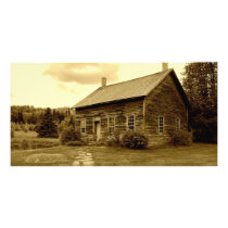John Brown's House in the Adirondack Mountains Customized Photo Card