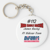 John Cable & James Racing Key Ring Key Chain