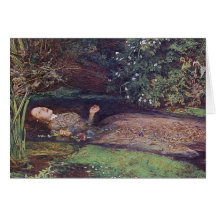 John Everett Millais Ophelia Greeting Card