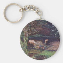 John Everett Millais Ophelia Keychain