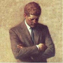 John F Kennedy Official Portrait Photo Cut Out