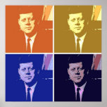 John F Kennedy Pop Art Posters