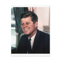 John F. Kennedy White House Colour Portrait