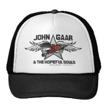 John Gaar Flaming Skull Hat